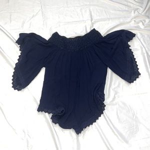 Off the Shoulder Boho Blouse